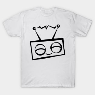 Cute Little Radio With Antennas Doodle Art T-Shirt